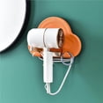 thumbnail image 4 of pitrice Sèche-Cheveux Pliant Sans Perçage Rangement Mural - orange, 4 of 9