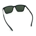thumbnail image 7 of Mens Classic Rectangle Sporty Gentlemanly Plastic Fashion Sunglasses Black - Green, 7 of 7