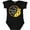 AB-Black, variant on Inktastic My Nana Loves Me with Sunflower Wreath Boys or Girls Baby Bodysuit