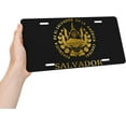 thumbnail image 2 of Salvador Salvadorean Flag Logo License Plate for Cars with 4 Holes 6x12 Inch Bar Pub Cafe Garage Home Wall Decor Unisex-Adult Metal License Plate Tag, 2 of 9