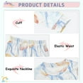 thumbnail image 4 of joogoo Watercolor Jellyfish Pattern 2 Piece Long Sleeve Tee and Pants Cotton Pajama Set 6Y, 4 of 7