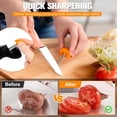 thumbnail image 4 of 6-in-1 Garden Tool & Kitchen Knife Sharpener with Ceramic, Professional Knives Sharpener for Sharpens & Polishes Blades, Lawn Mower Blades, Axe, & Scissors Sharpening Tool with Non-Slip Grip, 4 of 4