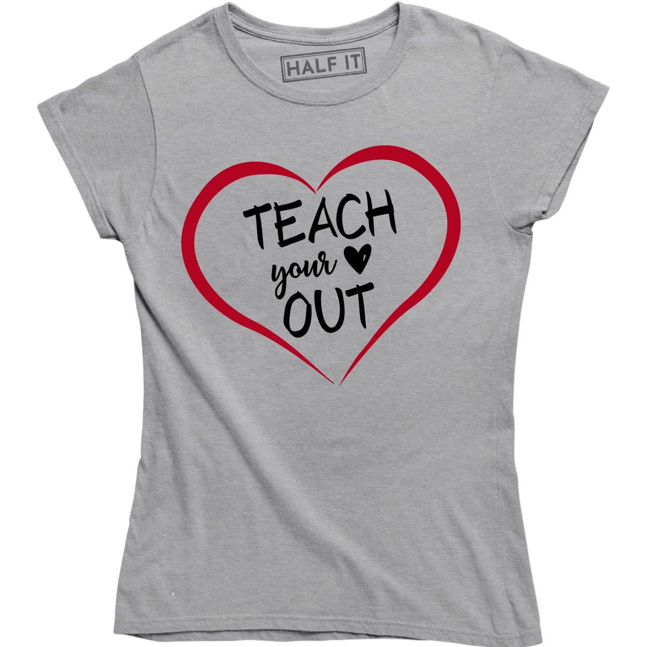 Funny Teacher Shirt for Valentine's Day with Conversation Hearts Unisex Valentines Shirt Cute Valentine T-Shirt for Women or Men