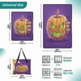 thumbnail image 2 of Extra Large Picnic Beach Blanket Waterproof Sand Proof Portable Outdoor Mat Halloween Evil Pumpkin 80x118, 2 of 9