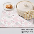 thumbnail image 5 of Placemat, Pioneer Flower Floral Print Pattern Place Mats Table Mat Set Of 2, PVC Washable Placemats for Party Kitchen Dining Decoration, 18x12 Inch, Fade Resistant, 5 of 6