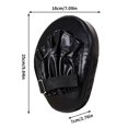 thumbnail image 2 of Ovzne Boxing Pads - Hook And Jab Punching Mitts For Adults Kids, Thickened Leather Pads For Martial Arts, 2 of 8