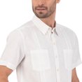 thumbnail image 2 of Camisa Guayabera Manga Corta 100% Lino Color Blanco Chica, 2 of 5