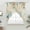 Brown Blue, variant on Beach Coastal Swag Valances for Windows, Kitchen Curtains 36 Inch Length 2 Panels Set, Summer Nautical Coral Shell Botanical Short Curtains for Small Windows Rod Pocket Cafe Curtains Drapes 28"x36"