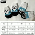 thumbnail image 1 of 4PCS Pet Paw Protection Dog Socks For Pet Dog Small Cat Non-slip Pet Socks Christmas Gift Pattern, 1 of 5