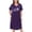 A1-PurpleButterfly, variant on FEREMO 3 Pack Nightgowns for Women Plus Size V Neck Printed Sleepwear Loose Comfy Night Gown