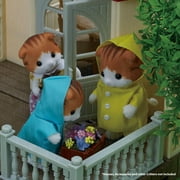 Calico Critters Maple Cat Family, Set of 4 Collectible Doll Figures