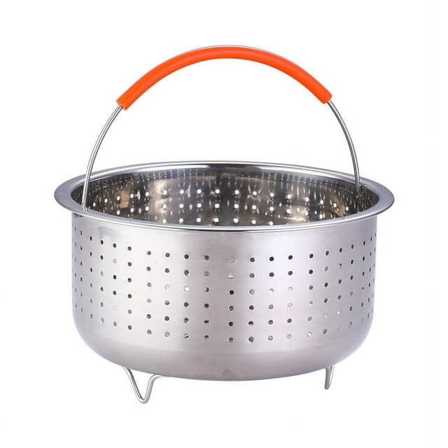 Olla arrocera eléctrica Jaula para cocinar arroz al vapor Cesta de presión eléctrica portátil espesada para cocinar al vapor Rejilla para cocinar al vapor de acero inoxidable 304 Arroz azul