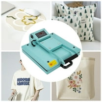 15x15 Inch Heat Press Machine - Adjustable Temperature & Time, High Efficiency, Easy Operation, Ideal for T-Shirt, Pillow, Bag & DIY Projects