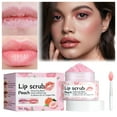Peach Lip Scrub Fades Lip Lines Hydrates Exfoliates Revitalizes Lip And