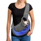thumbnail image 5 of Bolso bandolera portátil para mascotas, perros, gatos y cachorros, bolso de viaje, bolso de hombro, bolsa de transporte de malla transpirable, 5 of 7