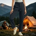 thumbnail image 5 of Xaqiouau Women's Straight Leg Cargo Pants High Rise Utility Trousers with Multi Pockets Casual Work Pants, 5 of 8