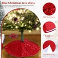 thumbnail image 6 of golytefs Sparkling Sequin Tree Skirt W/ Small Sequin Mini Xmas Tree Skirts (model 1), 6 of 9