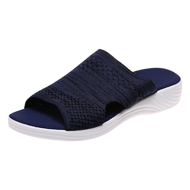 Amzcrzy Zapatos de mujer,Zapatos de mujer,Zapatillas de mujer, Sandalias y pantuflas casuales de mujer de nuevo estilo con suela plana para exteriores Sandalias Mujer Zapatillas De Casa
