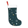 thumbnail image 2 of Salouo Christmas Snowflake Print Christmas Stockings,Large Xmas Stocking Set of 1 Holiday and Farmhouse Stocking for Christmas Holiday Party Decoration(17.7*11 Inch), 2 of 7