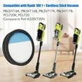 thumbnail image 2 of 2 Pcs Washable Filter for Ryobi 18V 1+ Cordless Stick Vacuum PCL720, PBLSV716, PBLSV717 Replacement Parts, Compare to Part A32SV720N, 2 of 7