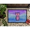 thumbnail image 3 of Carolines Treasures BB7427JMAT 24 x 36 in. Pink & Purple Owl Watercolor Indoor or Outdoor Mat, 3 of 4