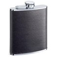 thumbnail image 1 of Ano Full Black Leather 6oz Flask Gift Set, 1 of 1