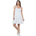 thumbnail image 1 of Vestido Maternidad Algodón Fresco Cómodo Vestido Embarazo Verano Casual Tirantes Ajustable Color Blanco, 1 of 5