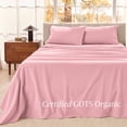 thumbnail image 3 of Bare Home Organic Flannel Sheet Set - 100% Organic Cotton - Deep Pocket - 4-Pieces - Full, Light Pink, 3 of 10