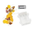 thumbnail image 4 of Halloween String Lights 30 LEDs Imperméable à l'Eau Pliable Citrouille Érable String Light pour Intérieur Extérieur Chaud Lumière, 4 of 10