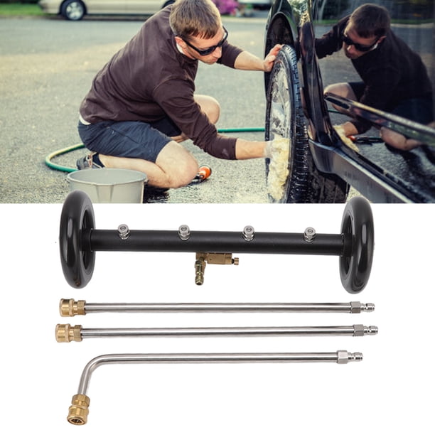 Limpiador de Tren de Arrassre, Limpieza ráspida Debajo de la Lavadora de Automóviles Negro 1500 A 4000 PSI Ahorro de Mano de Obra para Aceras de Limpieza