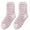 Light Pink, variant on Sunjoy Tech Plush Slipper Socks Women - Colorful Warm Fuzzy Crew Socks Cozy Soft for Winter Indoor - 1 Pair
