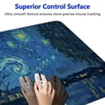 thumbnail image 3 of Qinduosi  Upgraded Mouse Pad MousePads Non-Slip Rubber Base Mousepad Rectangular Mouse Mat for Desktop Computer Laptop Office  - Van Gogh Starry Night Over The Rhone 31.5x11.8 in, 3 of 6