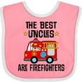 thumbnail image 3 of Inktastic Best Uncles Are Firefighters Boys or Girls Baby Bib, 3 of 4