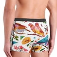 thumbnail image 5 of Disketp Flowers Birds And Butterflies Men'S Boxer Briefs,Soft And Breathable Cotton Underwear With Comfortflex Waistband, 5 of 9