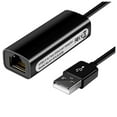 thumbnail image 1 of USB 2.0 vers RJ45 Carte Réseau 10/100Mbps USB Lan RJ45 Carte Réseau USB vers Ethernet Adaptateur pour PC Portable Win 7 8 10 Noir, 1 of 8