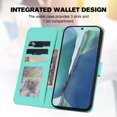 thumbnail image 2 of Cute Cartoon Wallet Phone Case for Samsung Galaxy Note 20 with Card Holder Soft PU Leather Kickstand Cover for Men and Women Magnetic Shockproof Protective with Lanyard, Skyblue, 2 of 9