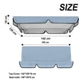 thumbnail image 4 of GGdda Folding Chairs for Outside Courtyard Cloth Cover Swing Ceiling Replacement Awning Outdoor Rain Cover Patio & Garden Step Stool Foldable 11.8*7.9*2.4Inch (Clearance) 210D Waterproof Silve, 4 of 9
