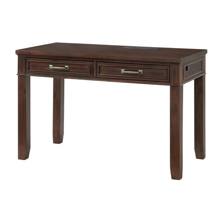 UPC: 0819932023960 | Martin Svensson Home Del Mar 48  Desk with Fingerprint Lock  Coffee Walnut
