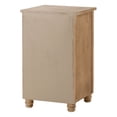 thumbnail image 3 of COZAYH Farmhouse 3-Drawer Nightstand, Woven Cattail Grass Slats Front End Table, Boho Bedside Table for Bedroom, Living Room, Natural Wood Color, 3 of 7