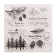 thumbnail image 5 of Ouginx Clear Stamps, Seasons Greeting Rubber Stamp for Scrapbooking and Card Making Supplies, 5 of 5