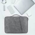 thumbnail image 2 of QualitChoice 1/2/3/5 Universal Laptop Sleeve Case Handbag Computer Scratch Proof Anti-drop Carrying Bag Shockproof Laptops Accessories Gray 10.8-11 inch 1 Pc, 2 of 6