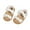 White, variant on AUNVITO Clearance New Spring And Summer Baby Shoes For Girls Toddler Shoes Flat Lace Baby Soft Soled Sandals