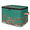 Multicolor 1, variant on ADECORIVY Christmas Reindeer Storage Bin with Lid Fabric Winter Deer Elk Foldable Storage Baskets Boxes for Clothes Shelves Closet Organizer Containers with Leather Handles for Wardrobe