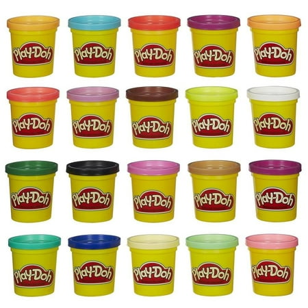 Play-Doh Modeling Compound Super Play Dough Set for Boys and Girls - 20 Color (20 Piece)