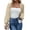 Beige, variant on Womens Cardigan Casual Shrugs Lightweight Long Sleeve Soft Drape Open Front Knitted Bolero for Dresses
