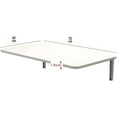 thumbnail image 5 of Walnut Wall-Mounted Foldable Table - 28.3" x 17.7" Space-Saving Desk for Kitchen, Balcony, or Office, 5 of 5