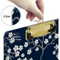 thumbnail image 4 of FMSHPON Cherry Blossoms Clipboard Hardboard Wood Nursing Clip Board and Pull for Standard A4 Letter 13x9 inches, 4 of 7