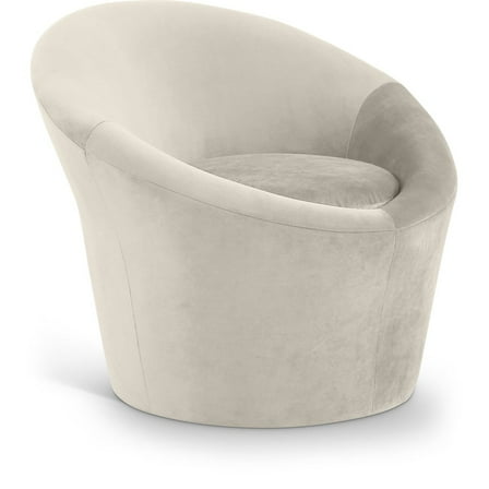 Meridian Furniture Tristan Cream Velvet Accent Chair