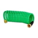 thumbnail image 1 of HoseCoil Manguera de agua para exteriores, marina, RV, jardín, autoenrollable, ID de 3/8 pulgadas (25' verde), 1 of 1