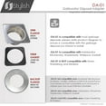 thumbnail image 4 of PinesC Stainless Steel Kitchen Sink Garbage Disposal Adapter for Square Drain Hole, DA-01, 4 of 5